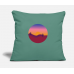 Beautiful Sunrise Cypress Green Pillow